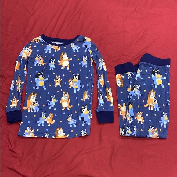 Little Sleepies Other - Bluey Kids Pajama Set - Blue and Orange